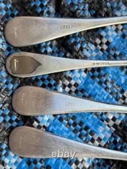 WW2. German tea spoons 4 pieces. World War II
