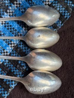 WW2. German tea spoons 4 pieces. World War II