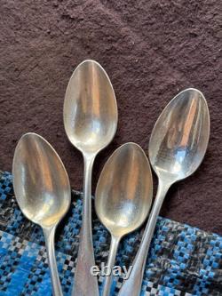 WW2. German tea spoons 4 pieces. World War II