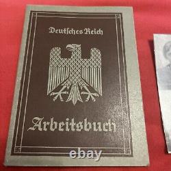 WW2 German woman's workbook perfect original condition