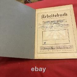 WW2 German woman's workbook perfect original condition