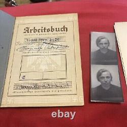 WW2 German woman's workbook perfect original condition