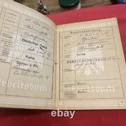 WW2 German woman's workbook perfect original condition