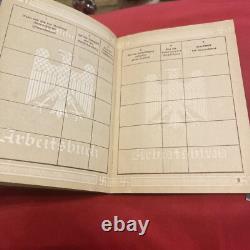 WW2 German woman's workbook perfect original condition
