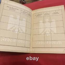WW2 German woman's workbook perfect original condition