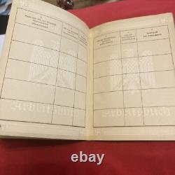 WW2 German woman's workbook perfect original condition