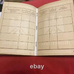 WW2 German woman's workbook perfect original condition