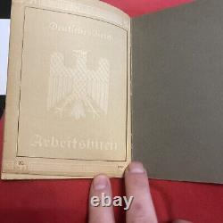 WW2 German woman's workbook perfect original condition