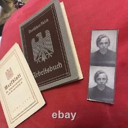 WW2 German woman's workbook perfect original condition