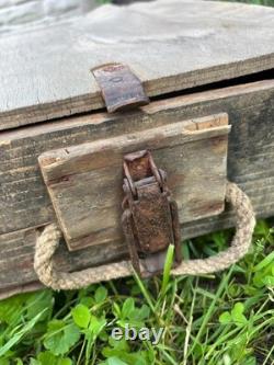 WW2. German wooden box. WWII
