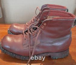 WW2/II Vintage Original German Swedish Mountain Soldiers Leather Boots Hobnails