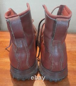 WW2/II Vintage Original German Swedish Mountain Soldiers Leather Boots Hobnails