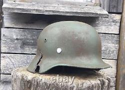 WW2 M35 German Helmet WWII M 35. Combat helmet