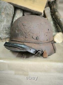 WW2 M35 German Helmet WWII M 35. Combat helmet size 62