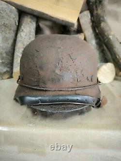 WW2 M35 German Helmet WWII M 35. Combat helmet size 62