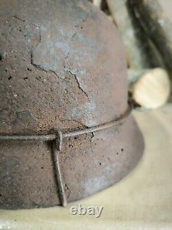 WW2 M35 German Helmet WWII M 35. Combat helmet size 62