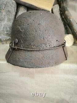 WW2 M35 German Helmet WWII M 35. Combat helmet size 62