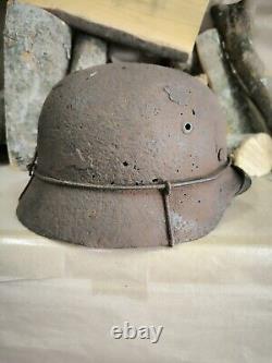 WW2 M35 German Helmet WWII M 35. Combat helmet size 62