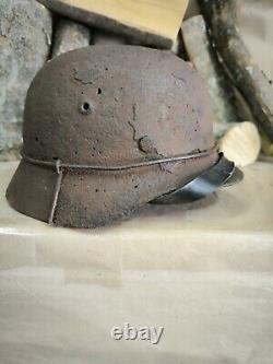 WW2 M35 German Helmet WWII M 35. Combat helmet size 62