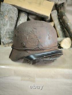 WW2 M35 German Helmet WWII M 35. Combat helmet size 62