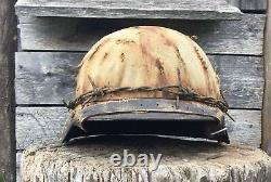 WW2 M40 German Helmet WWII Original Combat helmet