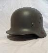WW2 M40 Q64 German Helmet Original Casque, stahlhelm, elmetto