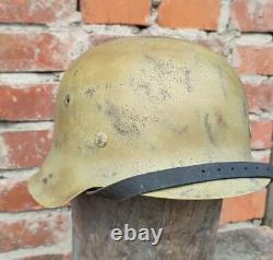 WW2 M42 German Helmet WWII M 42. Combat helmet size 68 max size