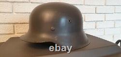 WW2 M42 Original german helmet field grey