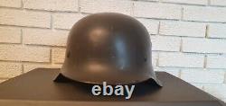 WW2 M42 Original german helmet field grey