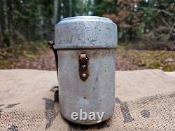 WW2 ORIGINAL GERMAN ALUMINIUM M44 1945 ERSATZ MESS-KIT BARN FIND from KURLAND