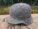 WW2 ORIGINAL GERMAN GERMAN M42 HELMET UNTOUCHED BATTLEFIELD RELIC from KURLAND