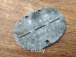 WW2 ORIGINAL GERMAN ID DOG TAG Infantryman