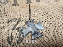 WW2 ORIGINAL GERMAN IRON CROSS EKI FRAME RELIC of 18. Armee from KURLAND