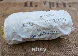 WW2 ORIGINAL GERMAN KING TIGER TANK 8.8cm KwK43 POWDER BAG RELIC from KURLAND