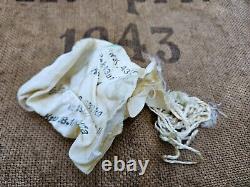 WW2 ORIGINAL GERMAN KING TIGER TANK 8.8cm KwK43 POWDER BAG RELIC from KURLAND