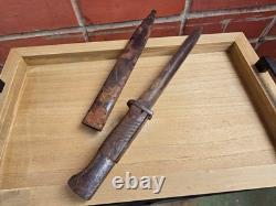 WW2 ORIGINAL GERMAN MAUSER K98 BAYO UNTOUCHED RELIC from KURLAND