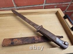 WW2 ORIGINAL GERMAN MAUSER K98 BAYO UNTOUCHED RELIC from KURLAND