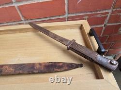 WW2 ORIGINAL GERMAN MAUSER K98 BAYO UNTOUCHED RELIC from KURLAND