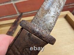 WW2 ORIGINAL GERMAN MAUSER K98 BAYO UNTOUCHED RELIC from KURLAND