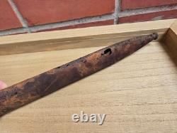 WW2 ORIGINAL GERMAN MAUSER K98 BAYO UNTOUCHED RELIC from KURLAND