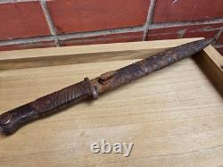 WW2 ORIGINAL GERMAN MAUSER K98 BAYO UNTOUCHED RELIC from KURLAND