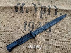 WW2 ORIGINAL GERMAN MAUSER K98 S/173K BAYO RELIC of SS-NORDLAND from KURLAND