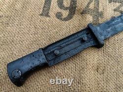 WW2 ORIGINAL GERMAN MAUSER K98 S/173K BAYO RELIC of SS-NORDLAND from KURLAND