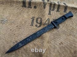 WW2 ORIGINAL GERMAN MAUSER K98 S/173K BAYO RELIC of SS-NORDLAND from KURLAND