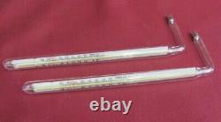 WW2 ORIGINAL GERMAN MEDICAL THERMOMETERS SET OF 2 withORIGINAL BOX