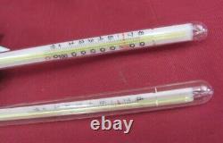 WW2 ORIGINAL GERMAN MEDICAL THERMOMETERS SET OF 2 withORIGINAL BOX