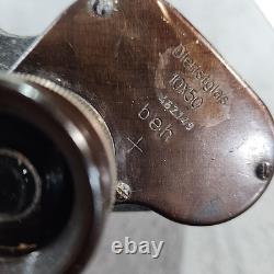 WW2 ORIGINAL GERMAN MILITARY BINOCULARS 10X50 DIENSTGLAS beh 462149