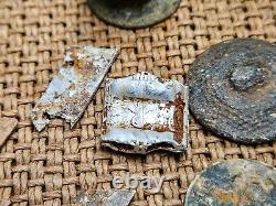 WW2 ORIGINAL GERMAN POCKET LITTER RUNES RELICS of SS TRAINING CAMP from KURLAND