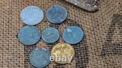 WW2 ORIGINAL GERMAN SOLDIER'S WALLET COINS POCKET CHANGE RELIC from KURLAND