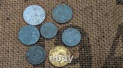 WW2 ORIGINAL GERMAN SOLDIER'S WALLET COINS POCKET CHANGE RELIC from KURLAND